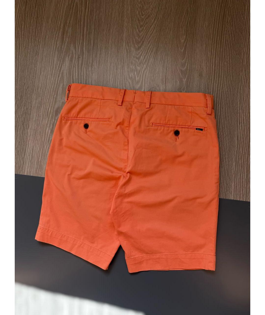 POLO RALPH LAUREN Оранжевое хлопковые шорты, фото 2