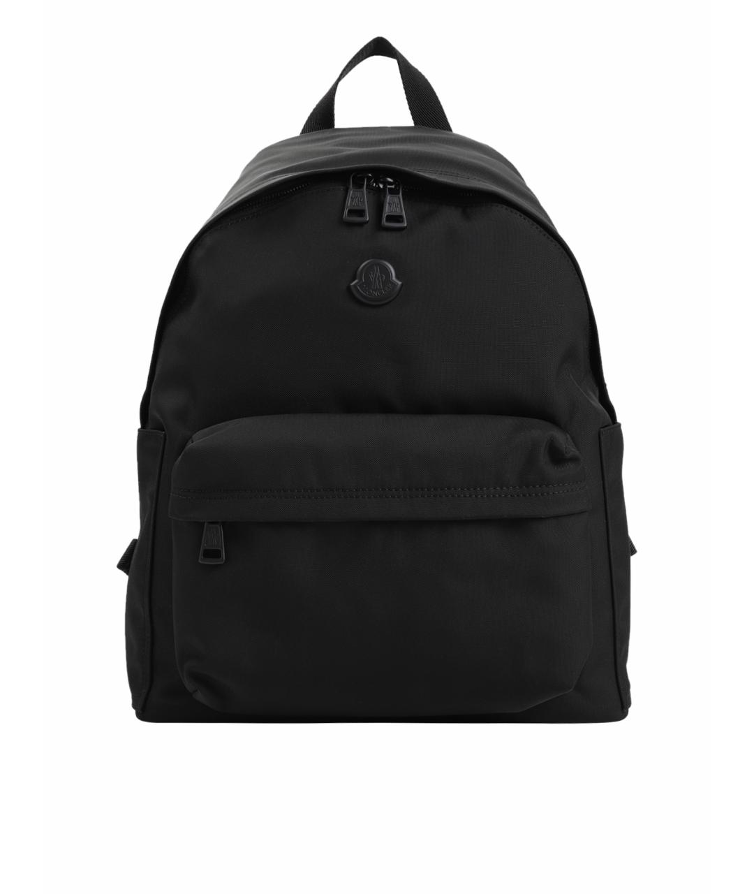MONCLER Черный синтетический рюкзак, фото 1