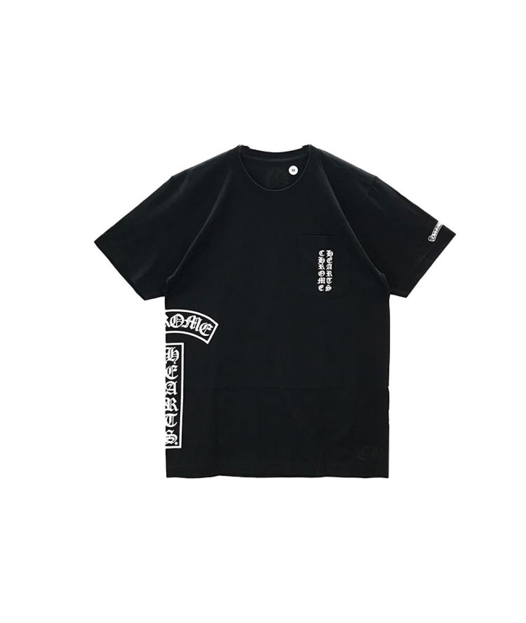 CHROME HEARTS Черная хлопковая футболка, фото 1