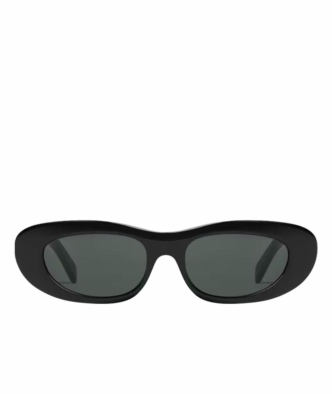 CELINE Черные пластиковые солнцезащитные очки, фото 1