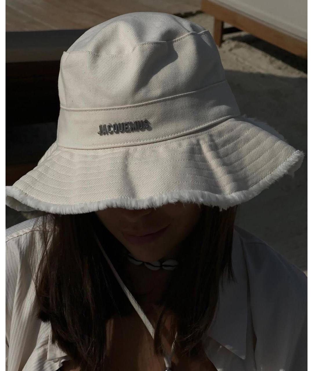 JACQUEMUS Бежевая панама, фото 4