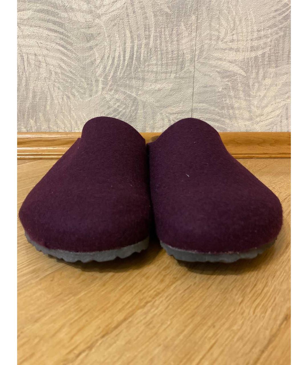 BIRKENSTOCK Бордовые сандалии, фото 2