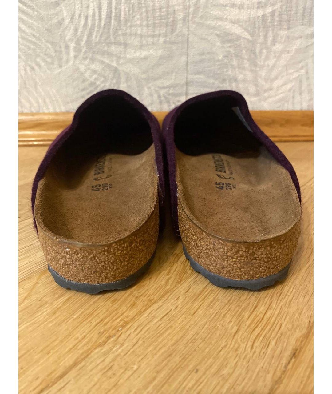 BIRKENSTOCK Бордовые сандалии, фото 4