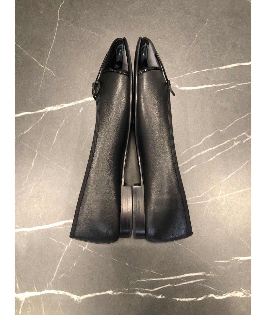 CHANEL Черные кожаные балетки, фото 7