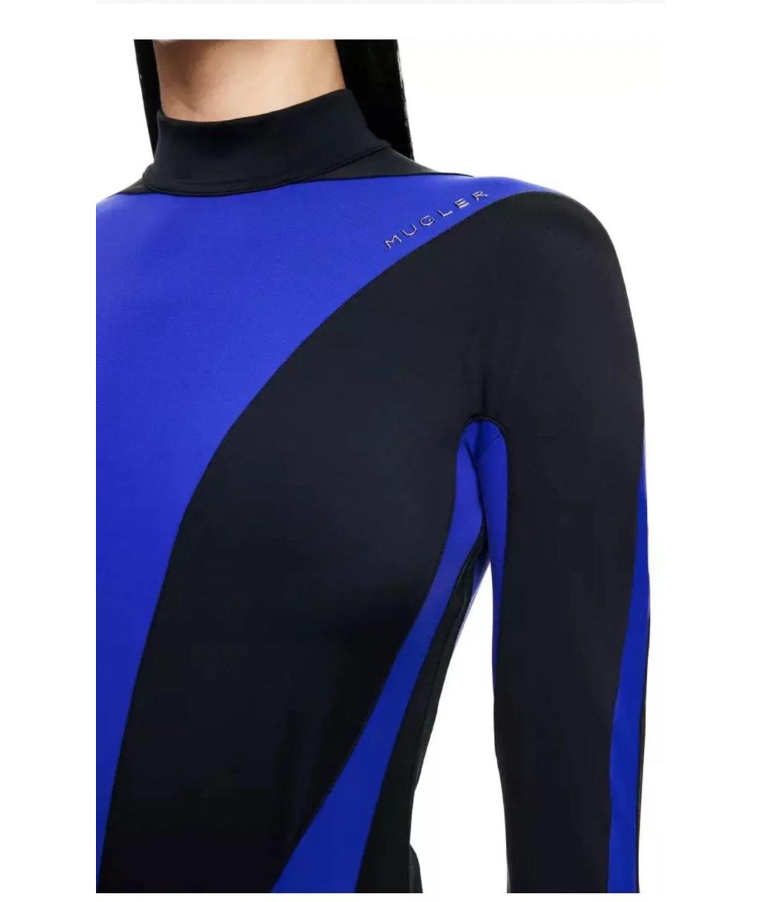 MUGLER Мульти полиамидовое вечернее платье, фото 4