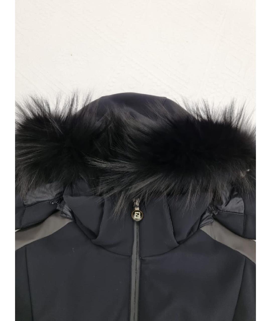 FENDI Черная полиамидовая куртка, фото 3