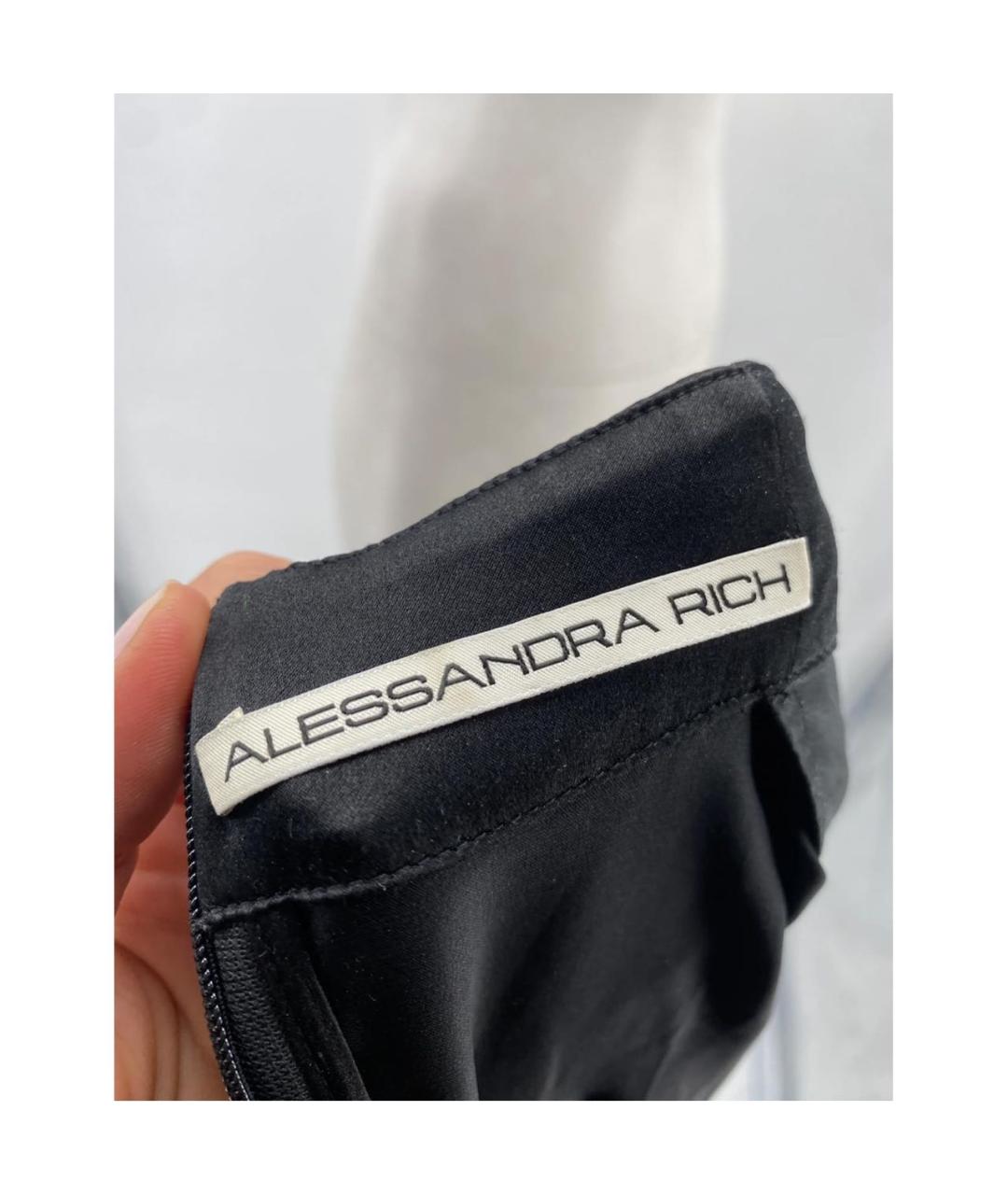 ALESSANDRA RICH Черное вечернее платье, фото 3