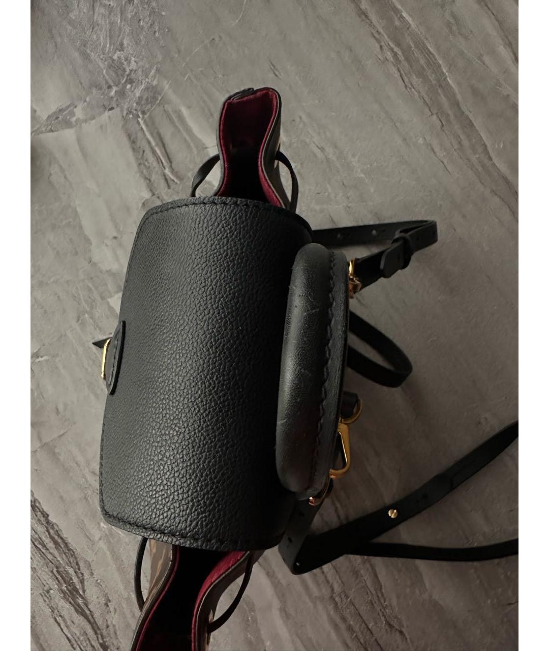 LOUIS VUITTON Коричневый кожаный рюкзак, фото 7