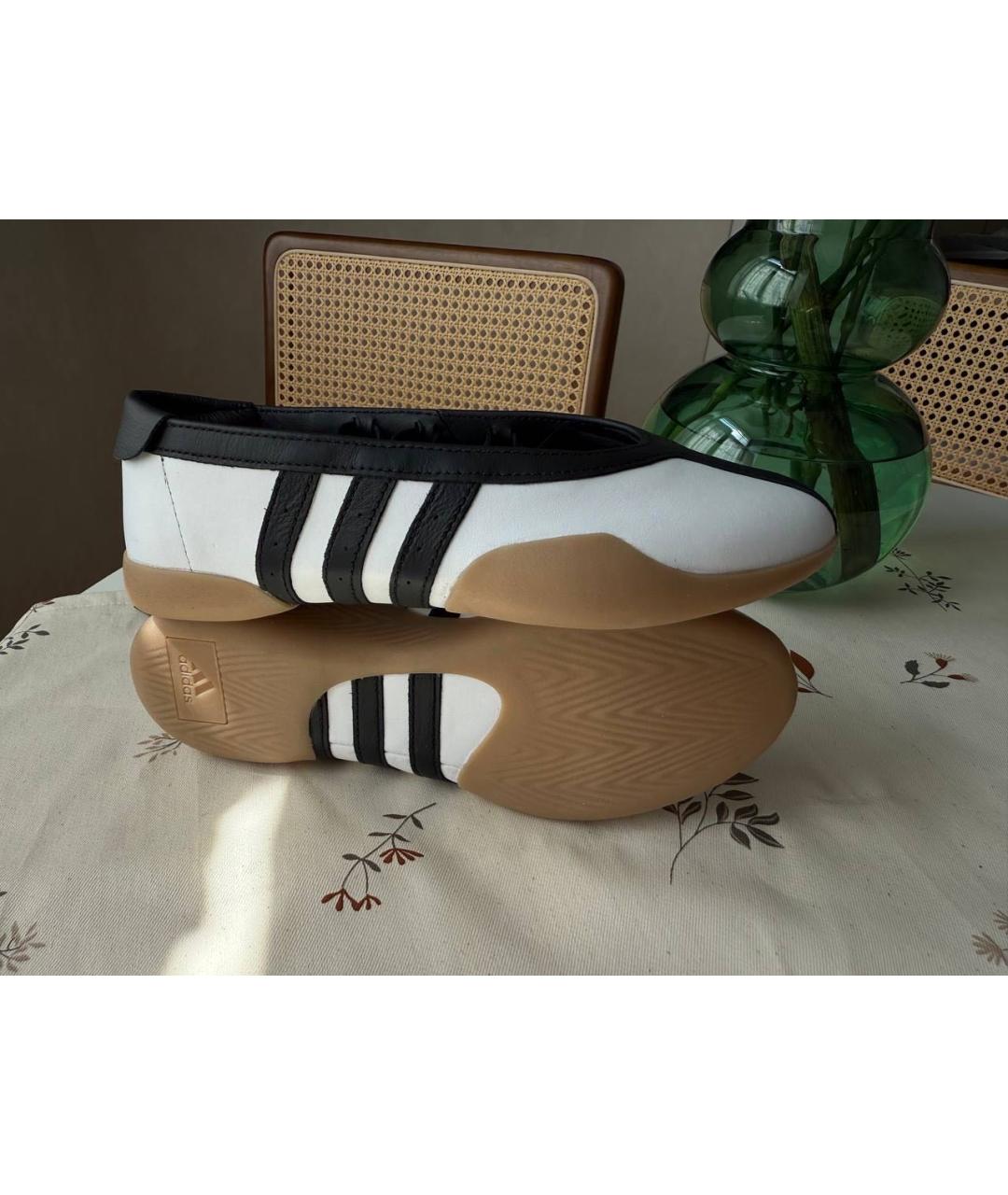 ADIDAS Белые кожаные кеды, фото 5