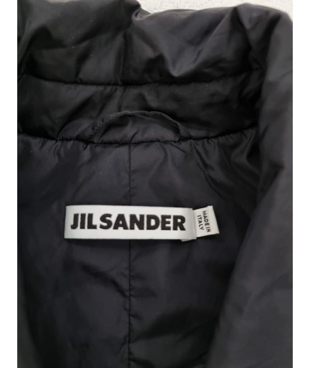 JIL SANDER Темно-синяя полиамидовая куртка, фото 3