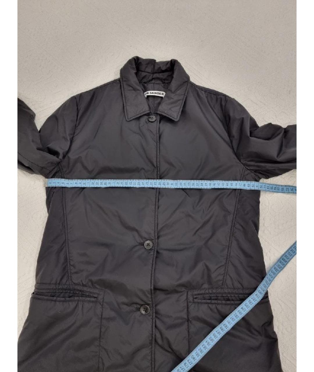 JIL SANDER Темно-синяя полиамидовая куртка, фото 7