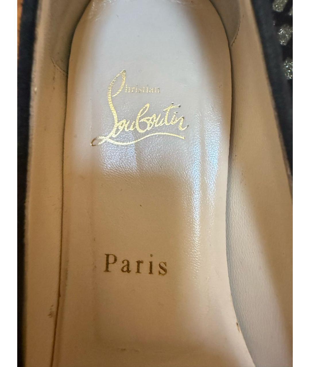CHRISTIAN LOUBOUTIN Золотые балетки, фото 5