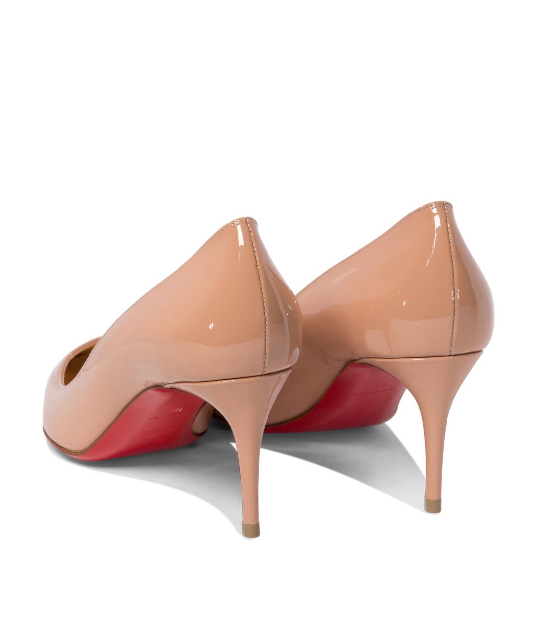 CHRISTIAN LOUBOUTIN Розовые туфли из лакированной кожи, фото 4