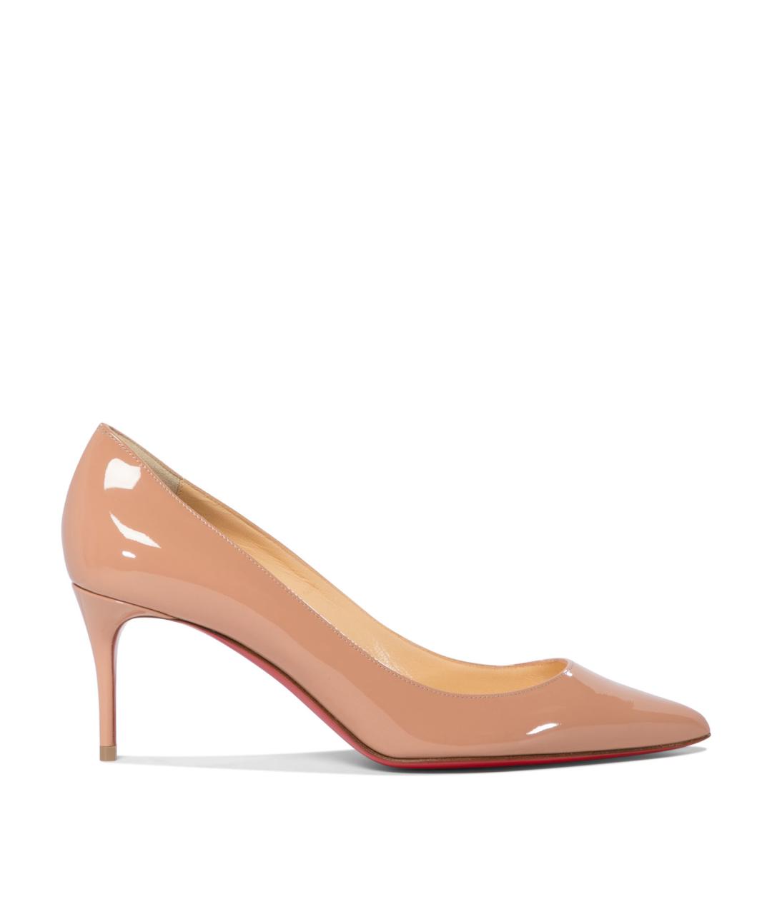 CHRISTIAN LOUBOUTIN Розовые туфли из лакированной кожи, фото 1