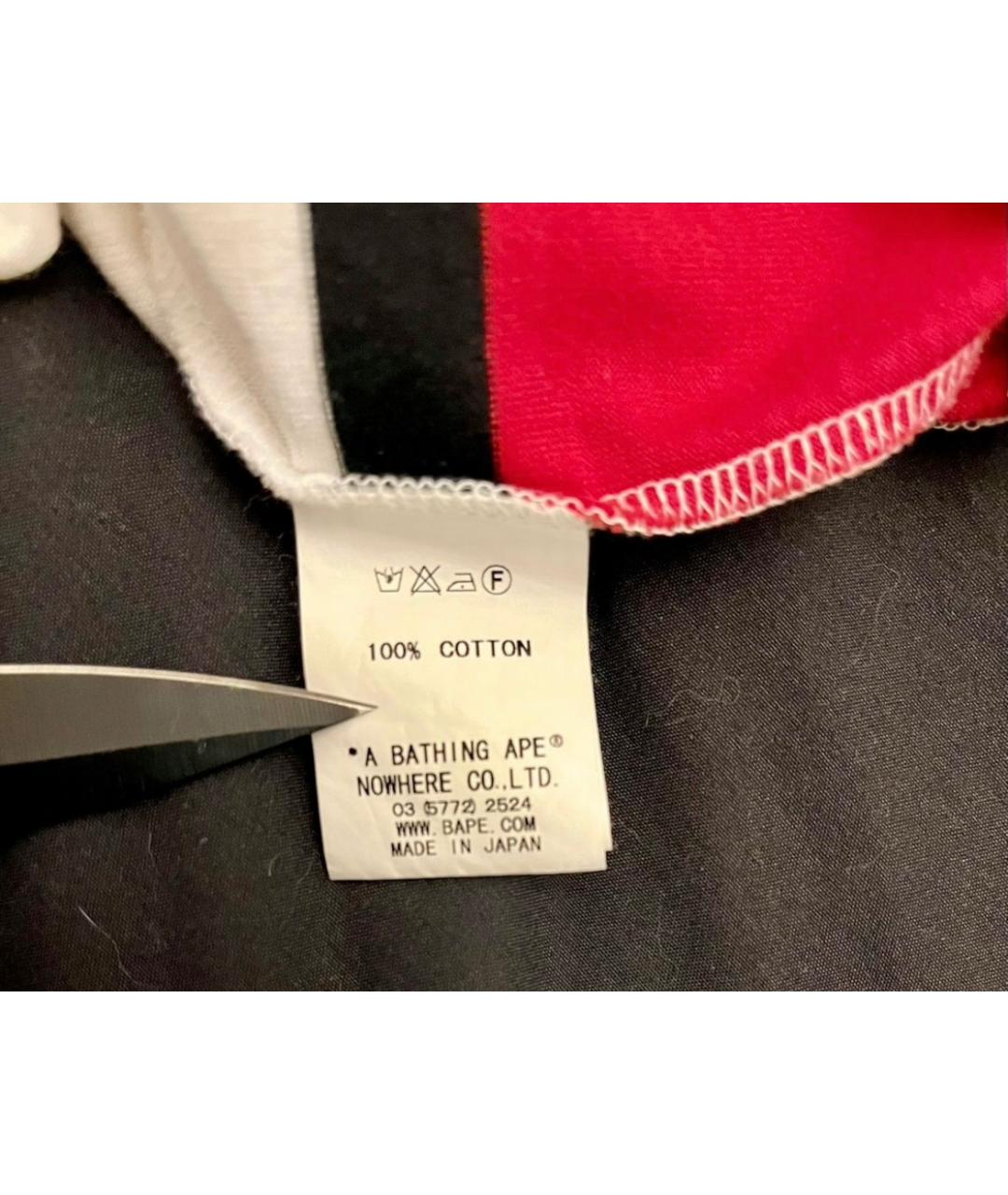 A BATHING APE Хлопковая футболка, фото 7