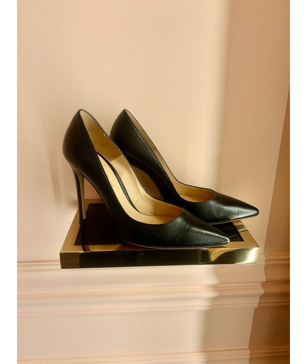 GIANVITO ROSSI Черные кожаные туфли, фото 6