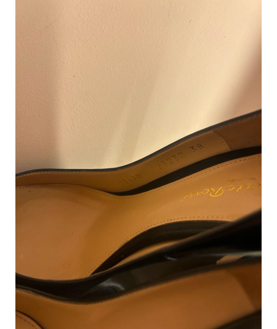 GIANVITO ROSSI Черные кожаные туфли, фото 5