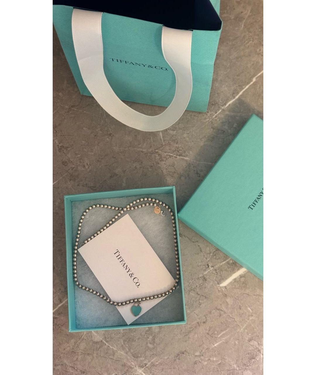 TIFFANY&CO Серебряная серебряная подвеска, фото 8