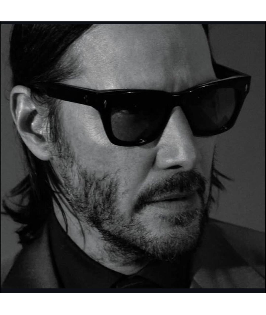 JACQUES MARIE MAGE Черные пластиковые солнцезащитные очки, фото 7