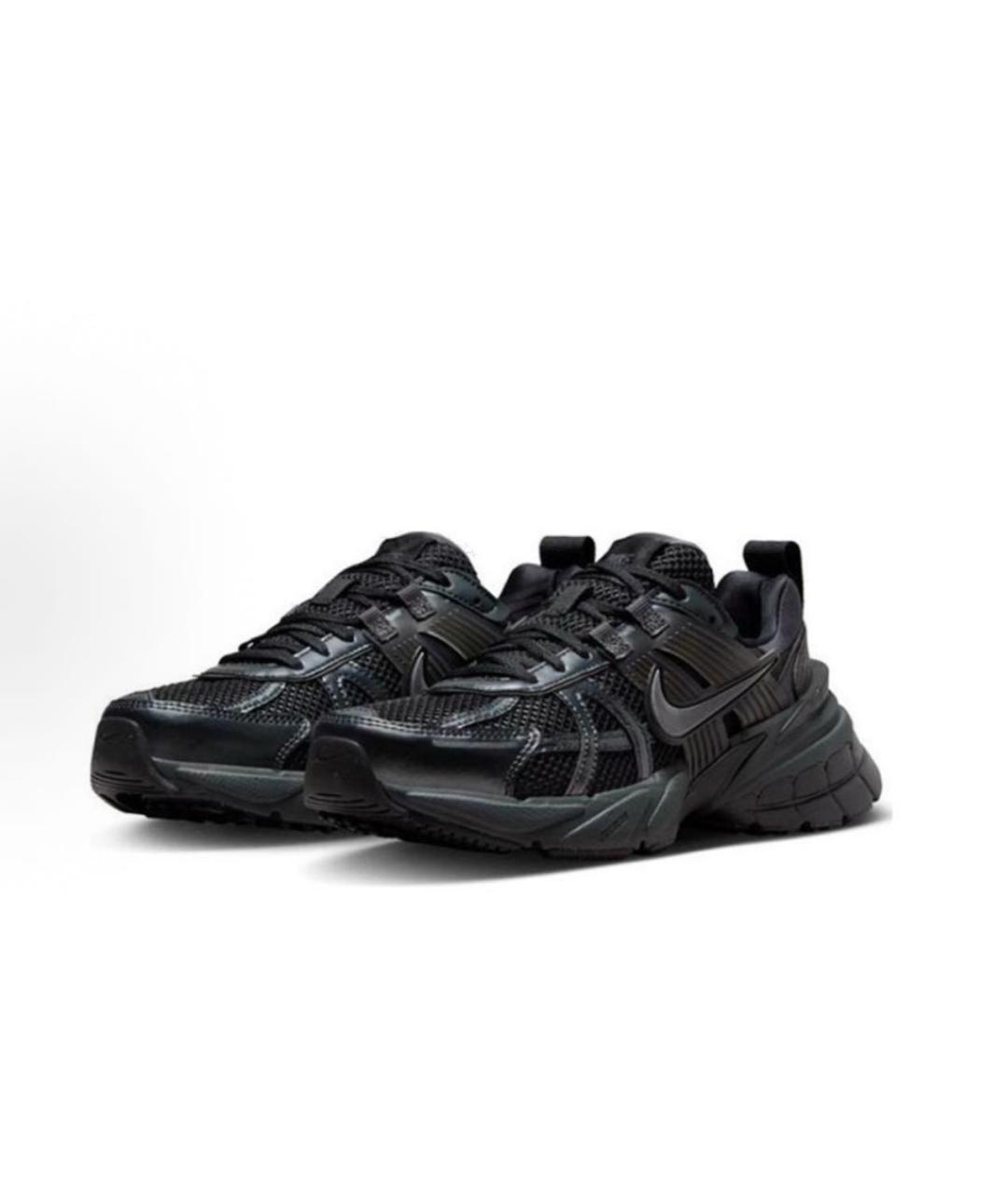 NIKE Черные низкие кроссовки / кеды, фото 2