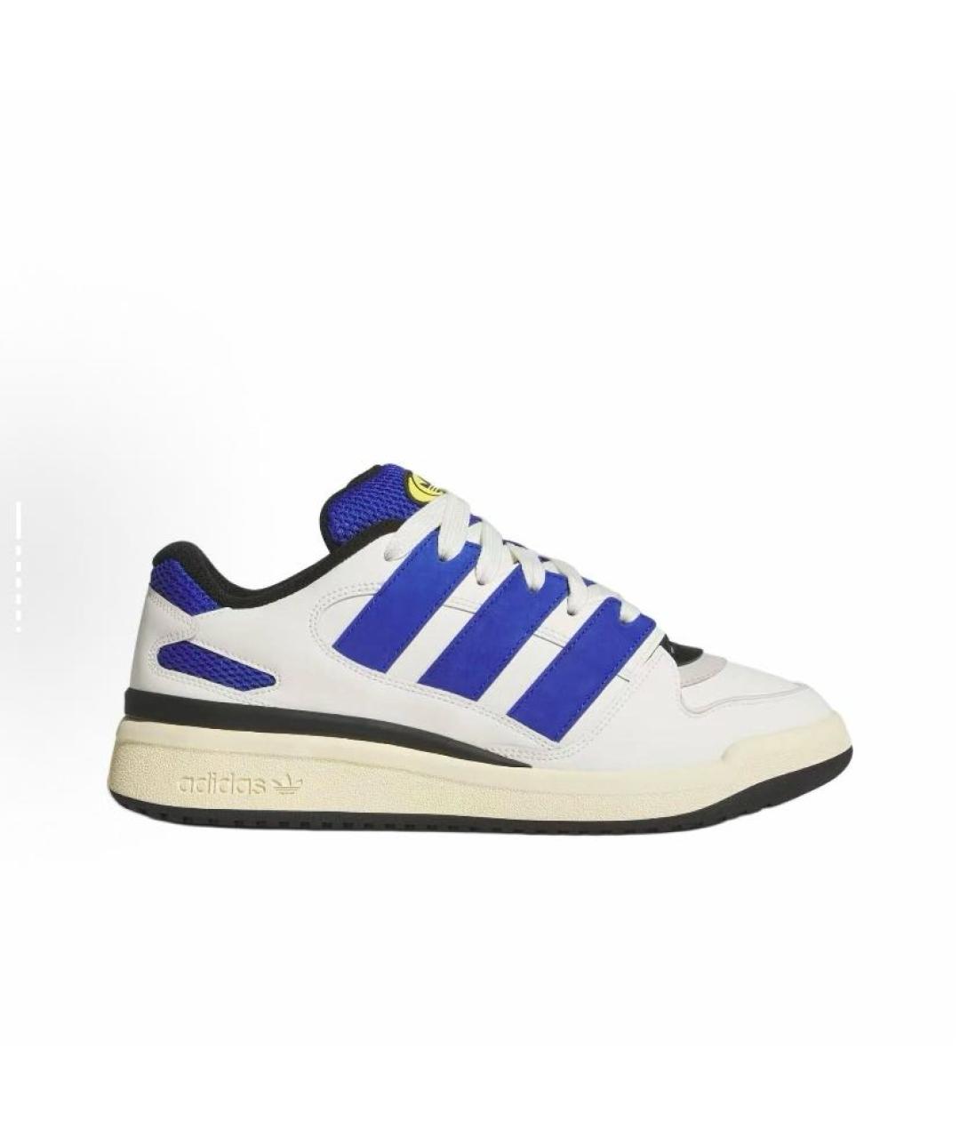 ADIDAS Белые кожаные низкие кроссовки / кеды, фото 6