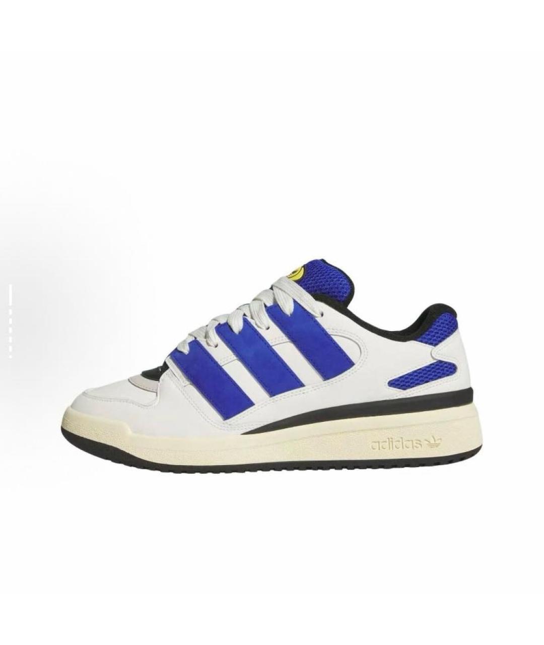 ADIDAS Белые кожаные низкие кроссовки / кеды, фото 3