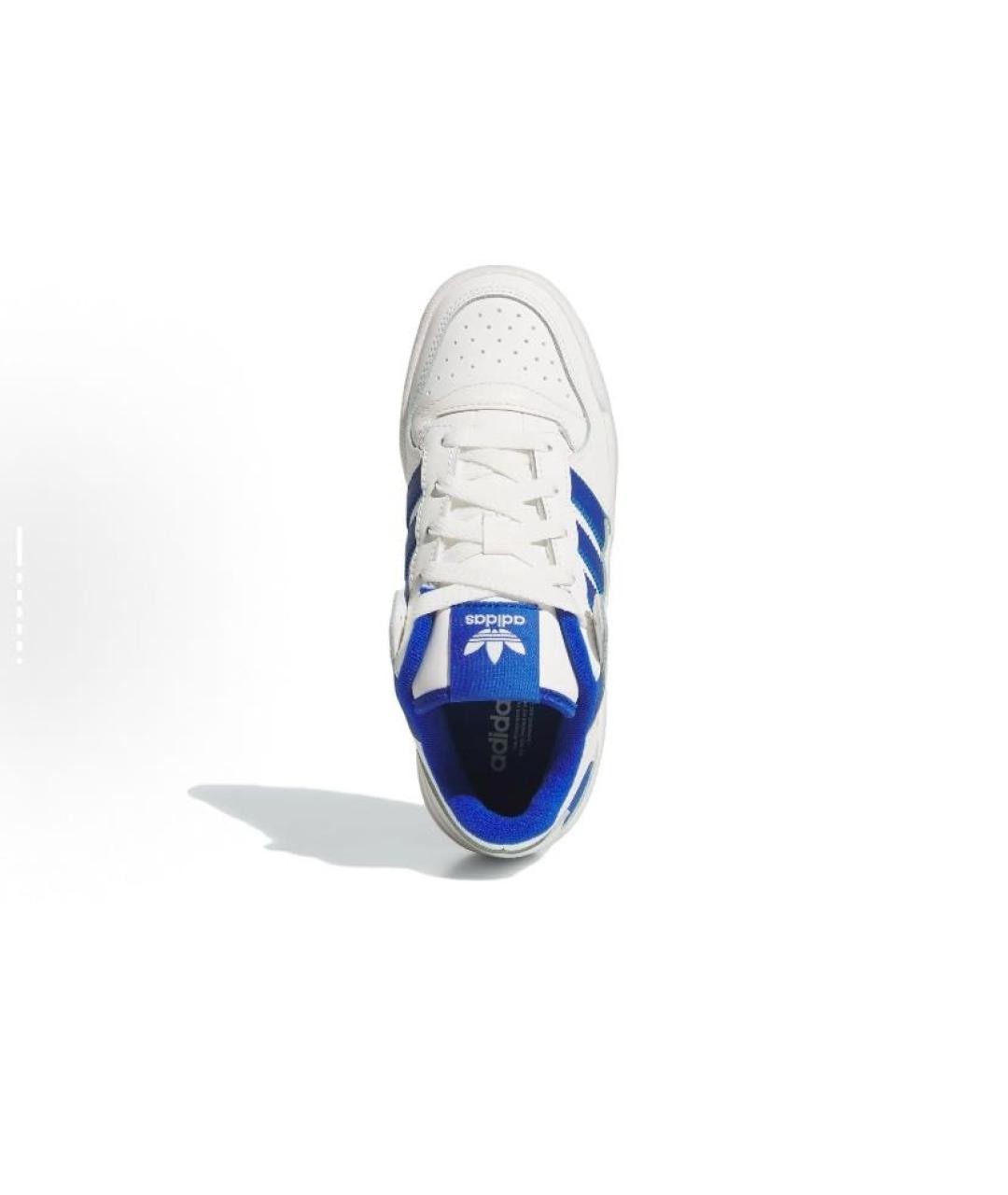 ADIDAS Белые кожаные низкие кроссовки / кеды, фото 6
