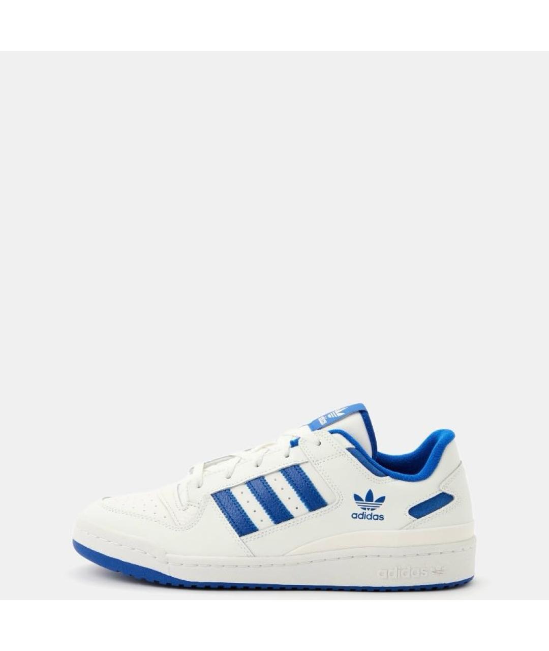 ADIDAS Белые кожаные низкие кроссовки / кеды, фото 2