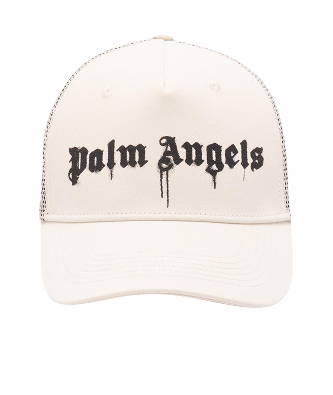 PALM ANGELS Белая хлопковая кепка/бейсболка, фото 1