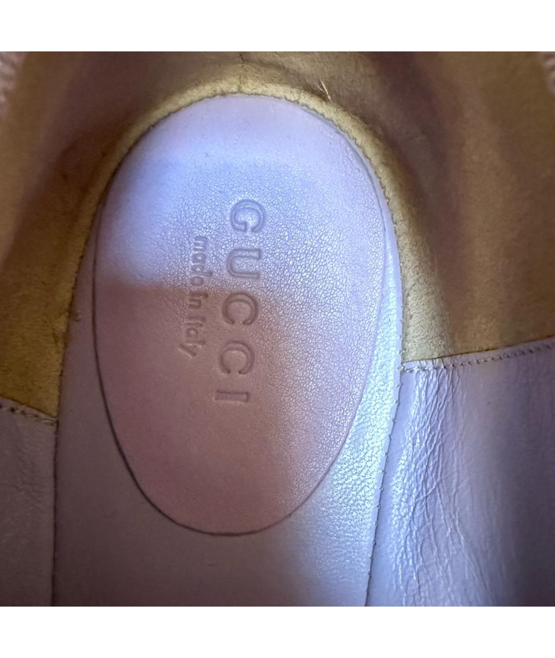 GUCCI Фиолетовые балетки, фото 4
