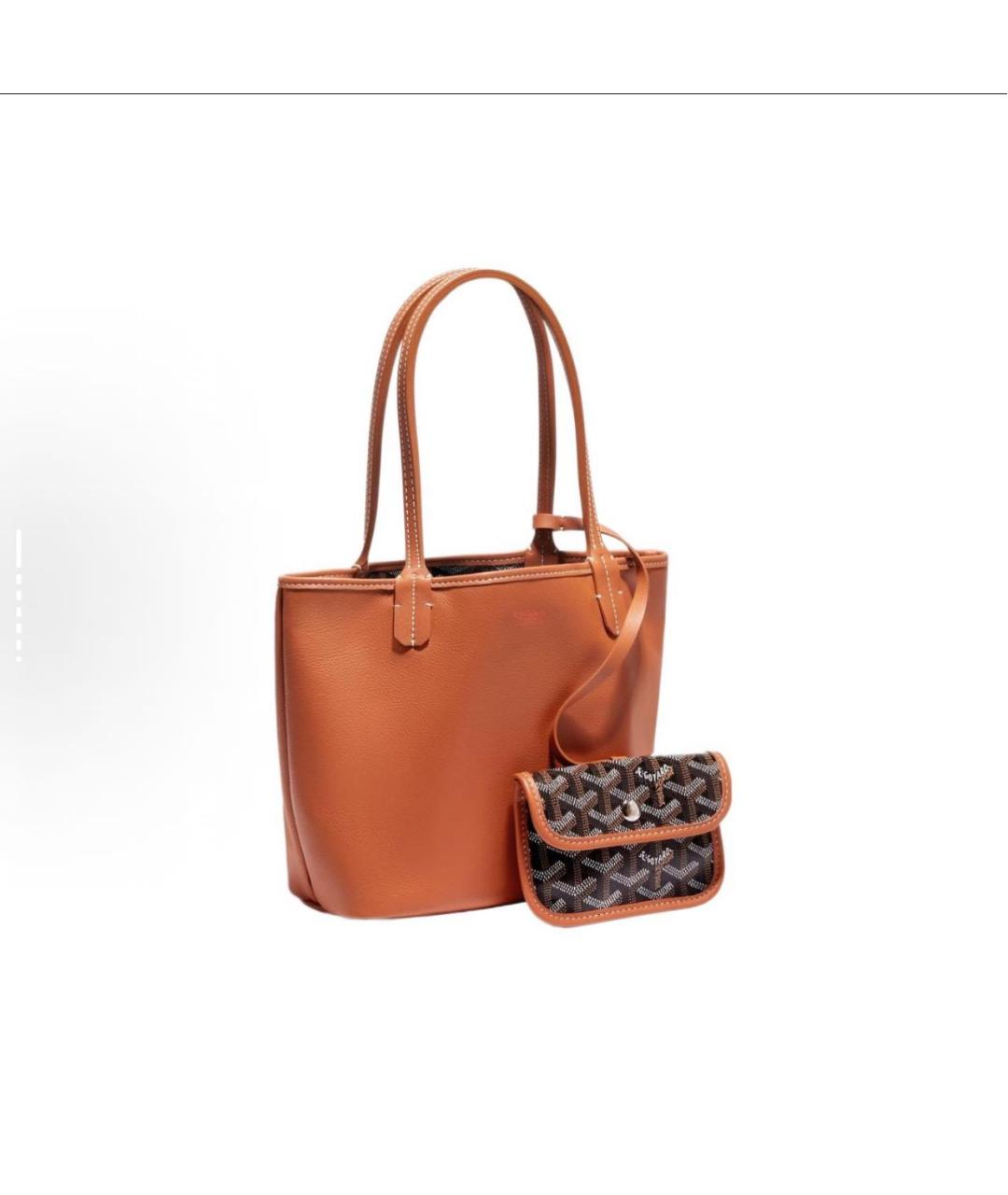 GOYARD Коричневая сумка тоут, фото 6