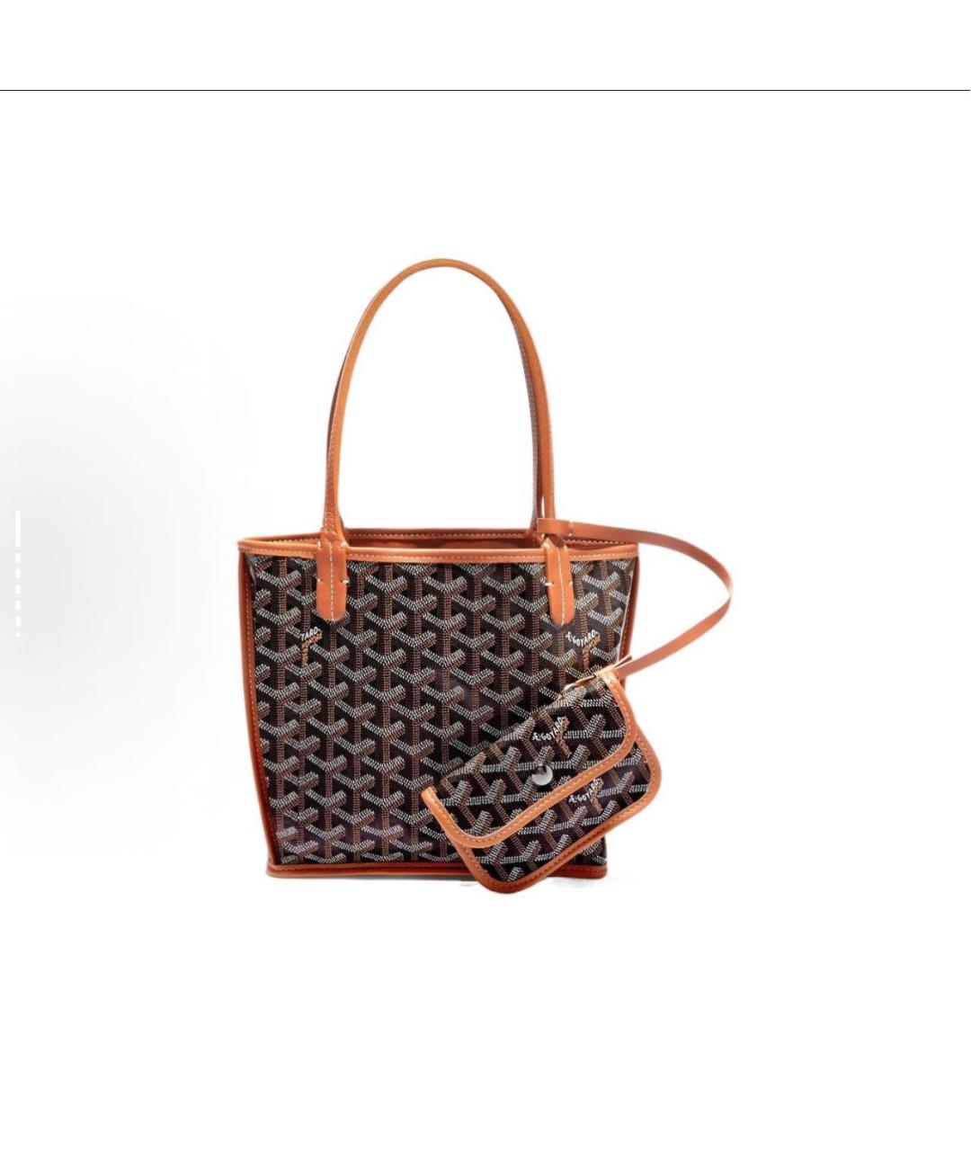 GOYARD Коричневая сумка тоут, фото 2