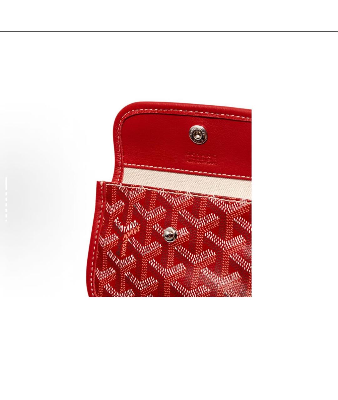 GOYARD Красная сумка тоут, фото 6