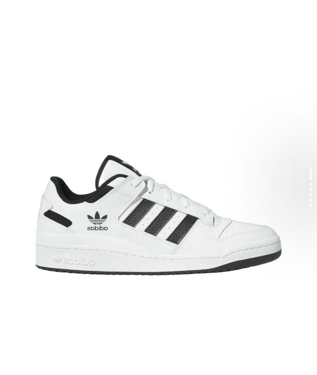 ADIDAS Белые кожаные низкие кроссовки / кеды, фото 8