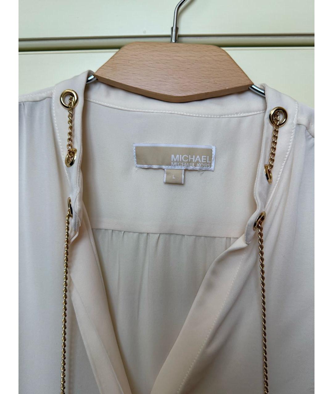 MICHAEL KORS Белая блузы, фото 3