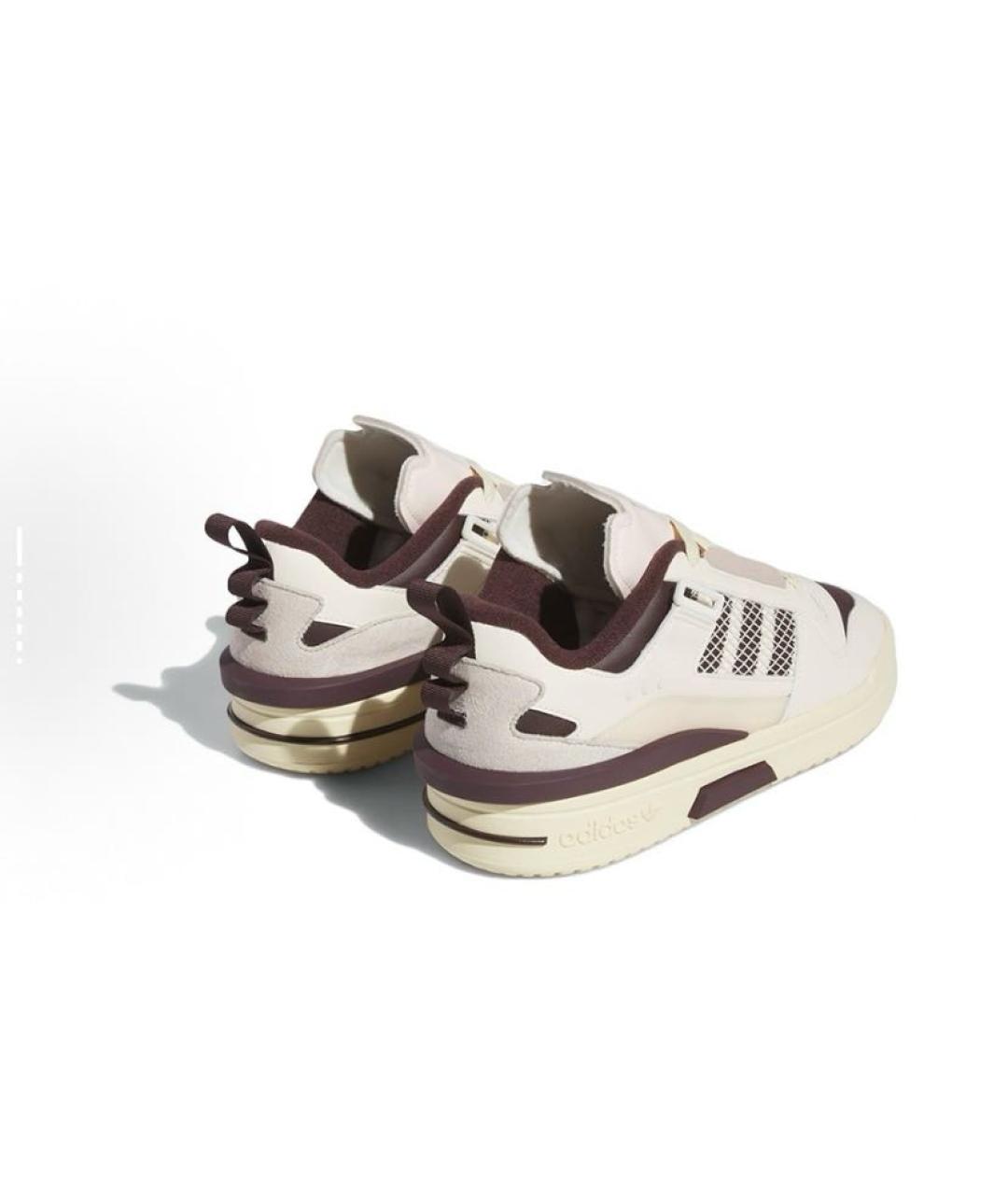 ADIDAS Бежевые кожаные низкие кроссовки / кеды, фото 4