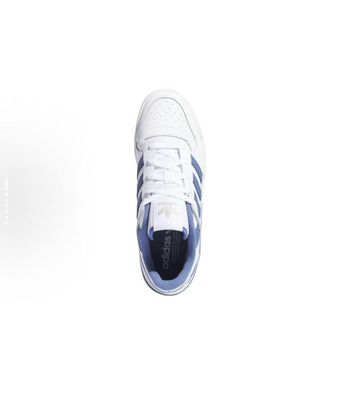 ADIDAS Белые кожаные низкие кроссовки / кеды, фото 4