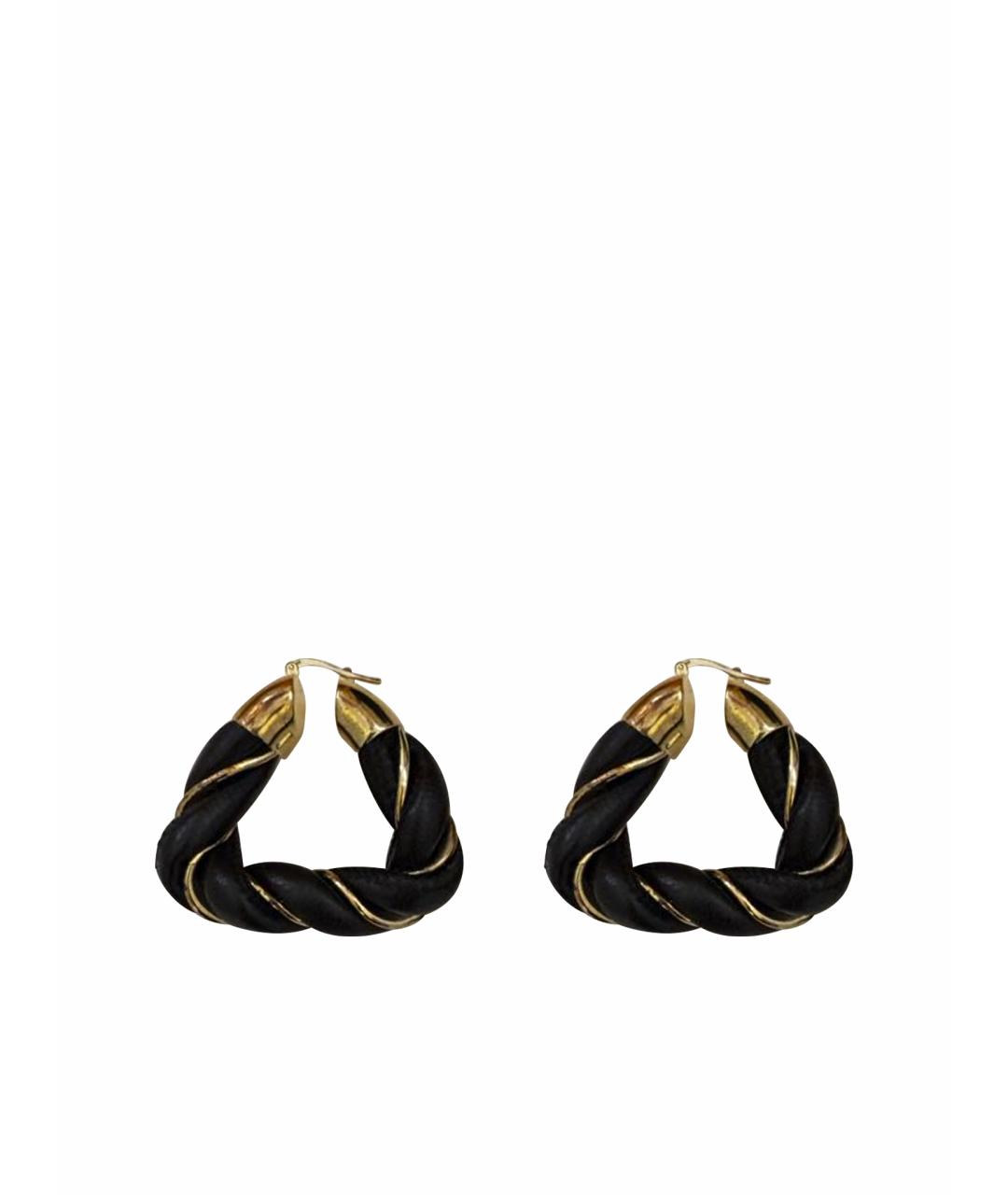 BOTTEGA VENETA Черные серьги, фото 1