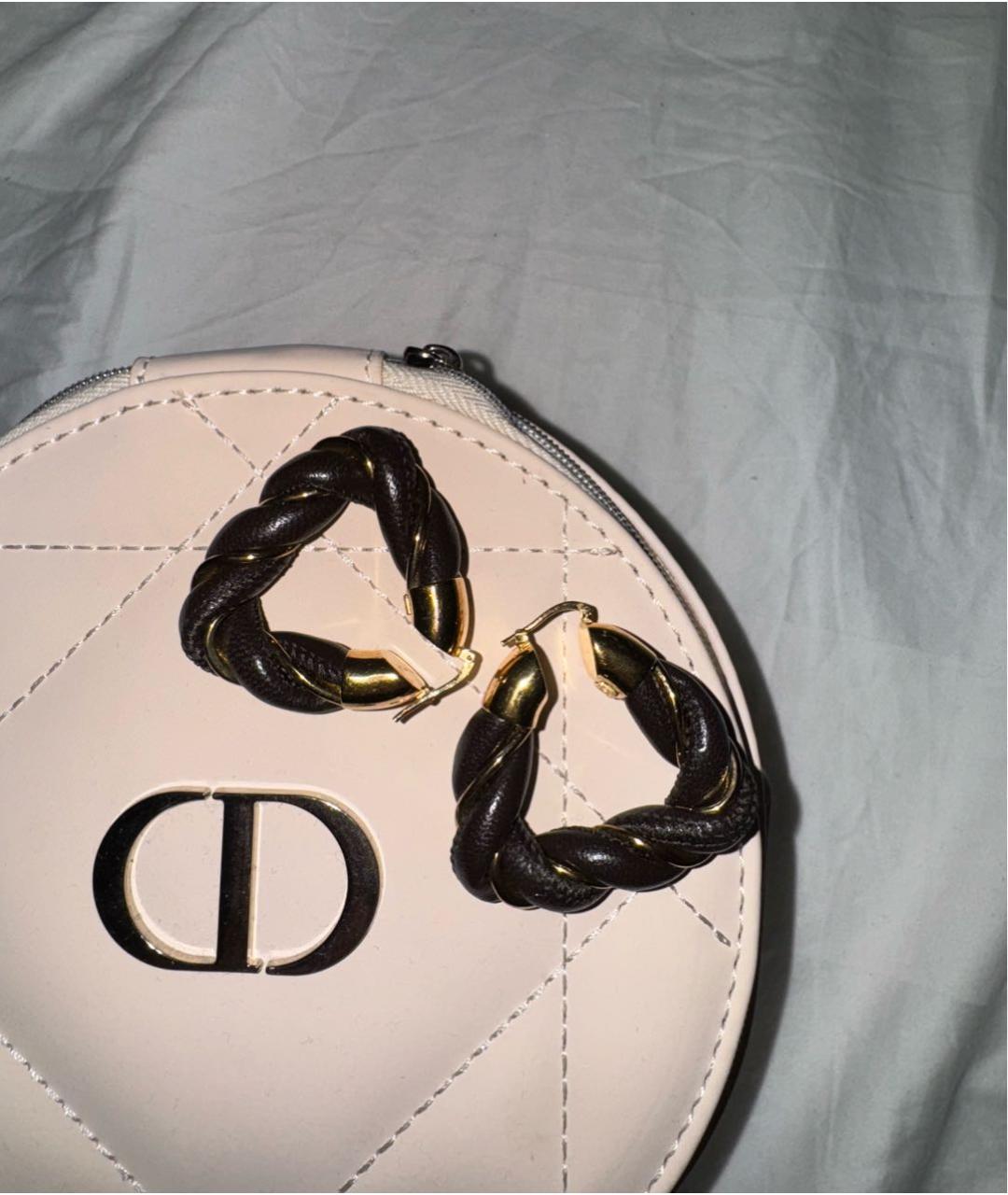 BOTTEGA VENETA Черные серьги, фото 4