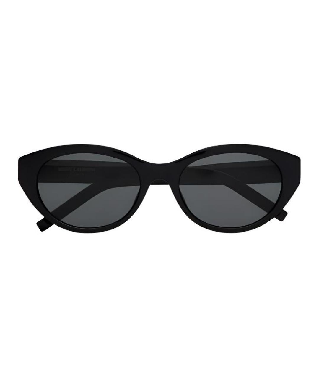 SAINT LAURENT Черные пластиковые солнцезащитные очки, фото 2