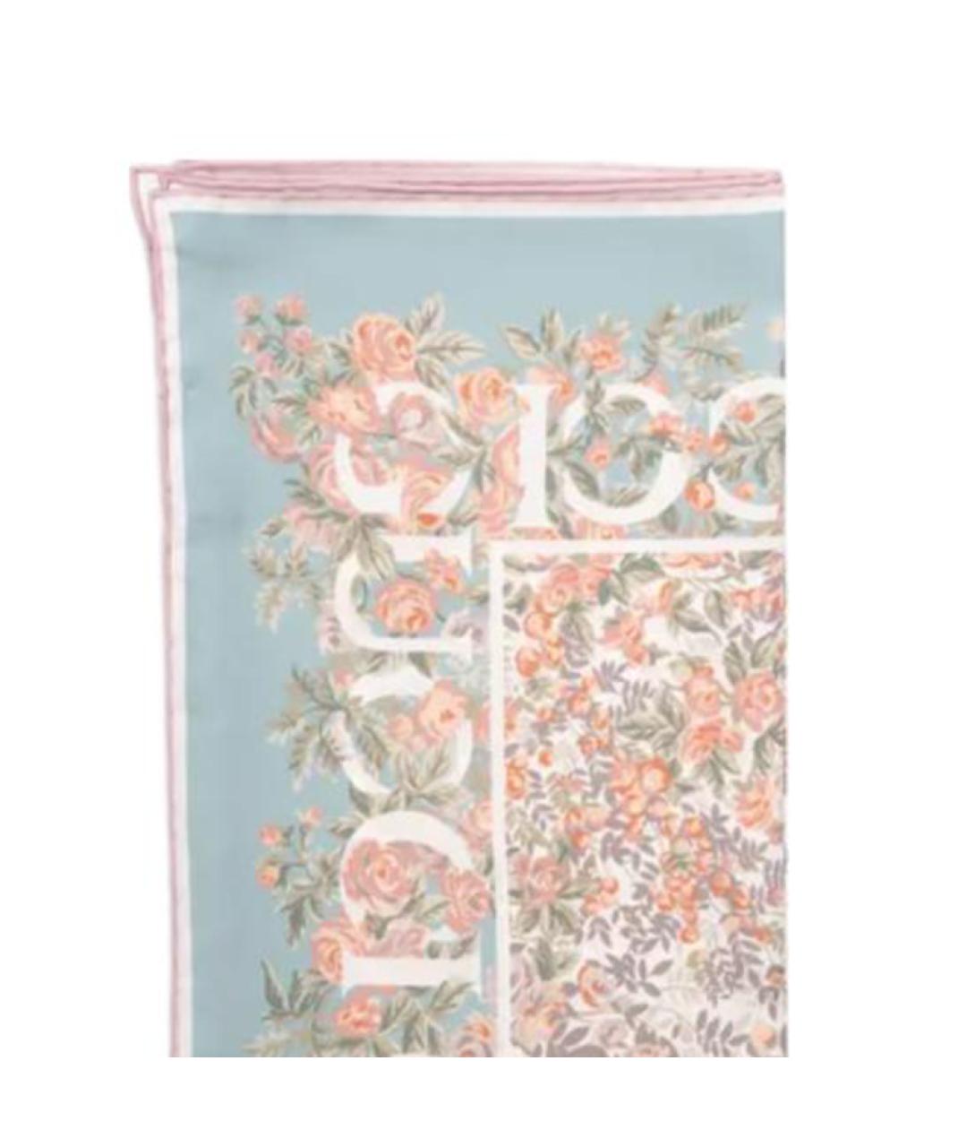 GUCCI Мульти шелковый шарф, фото 2