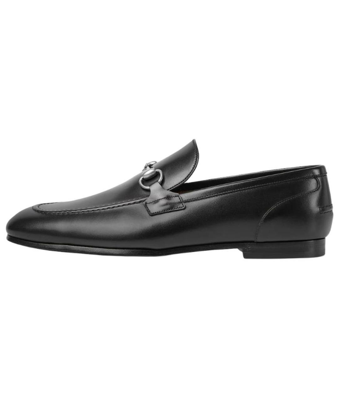 GUCCI Черные кожаные лоферы, фото 2