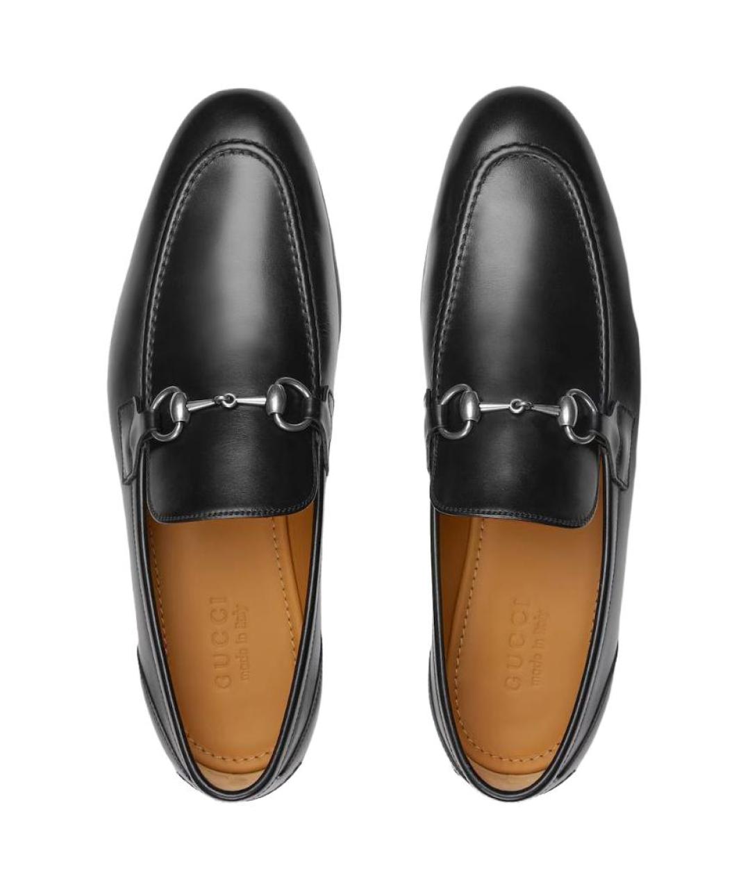 GUCCI Черные кожаные лоферы, фото 4