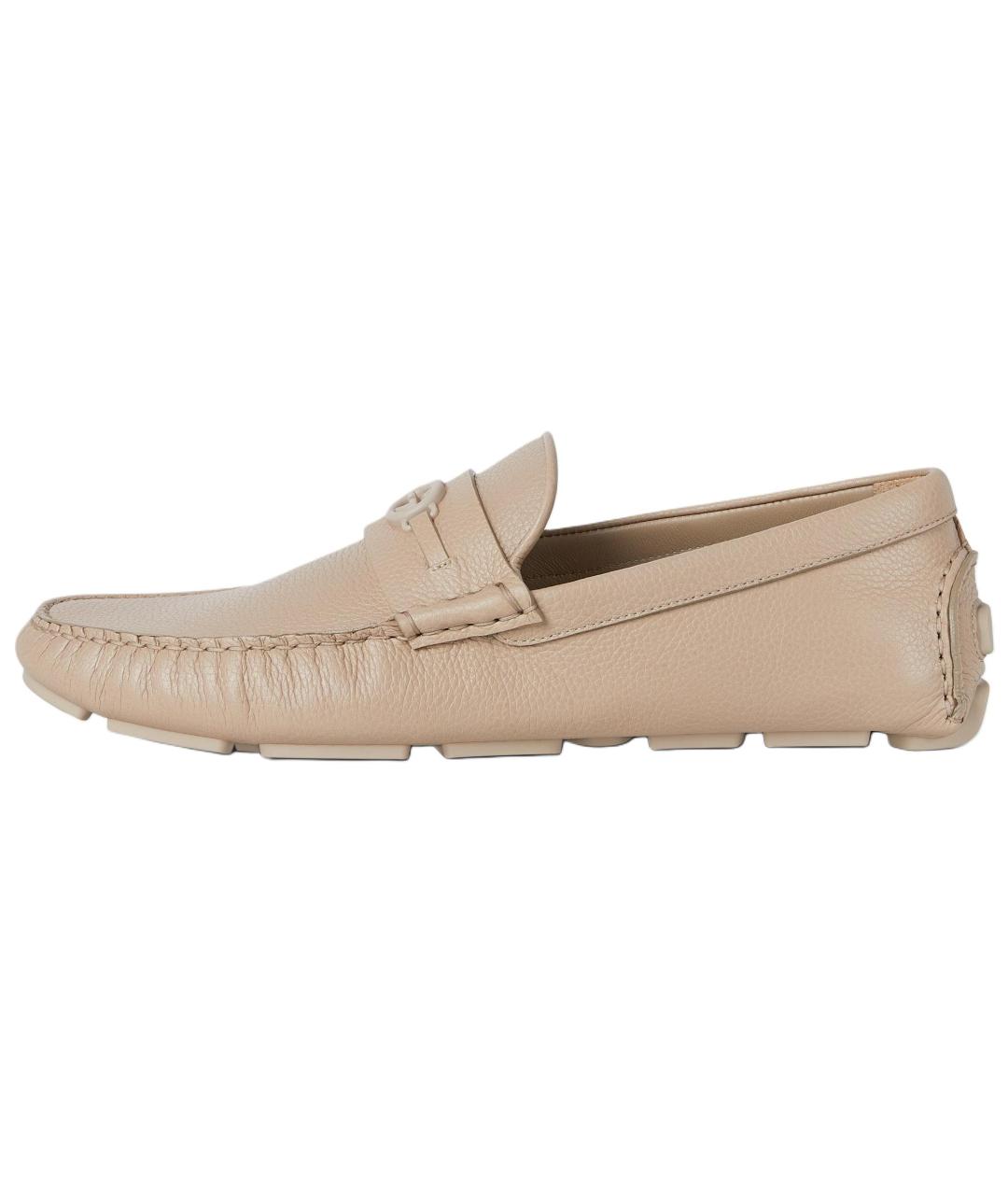 GUCCI Бежевые лоферы, фото 2