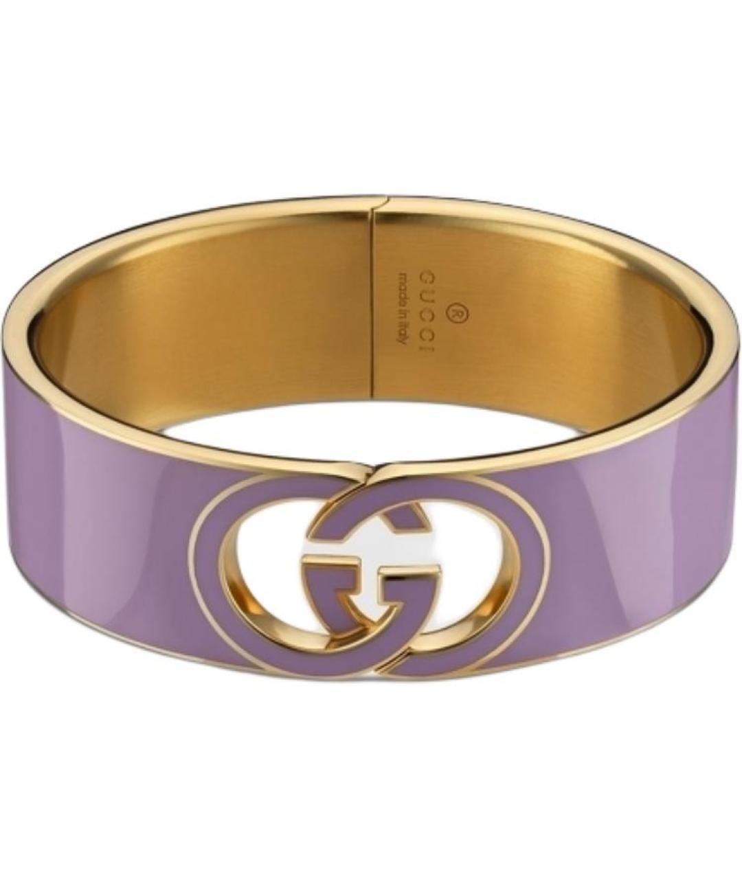 GUCCI Розовый латунный браслет, фото 3