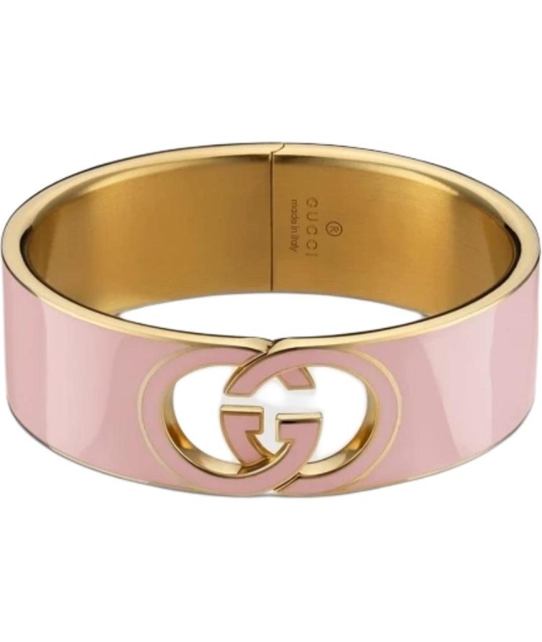 GUCCI Розовый латунный браслет, фото 2