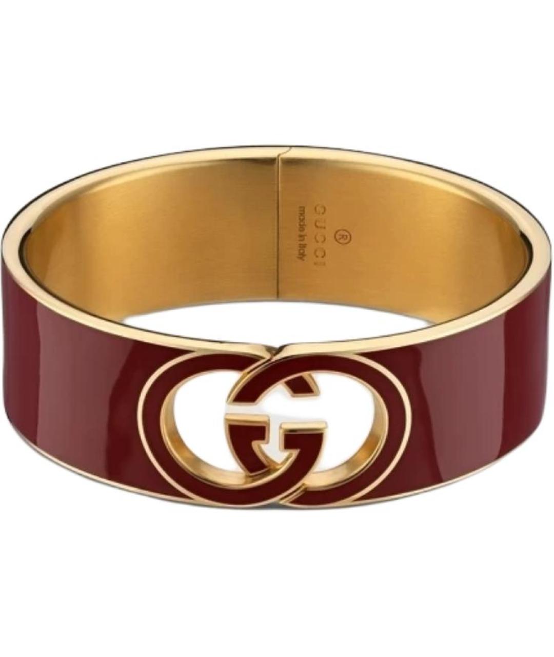 GUCCI Розовый латунный браслет, фото 1