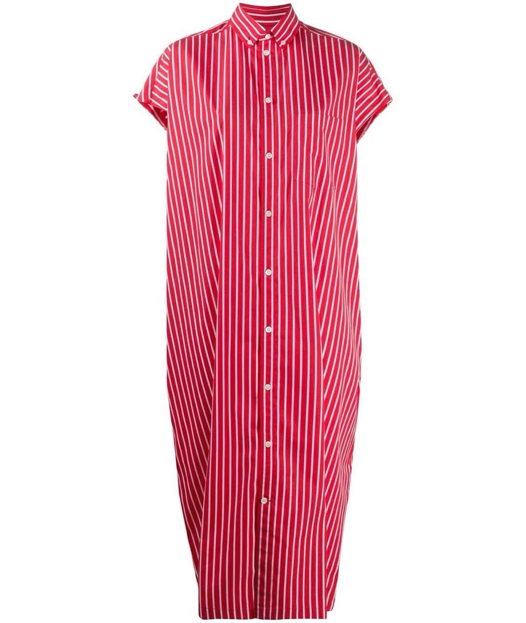 BALENCIAGA Мульти хлопковое повседневное платье, фото 9