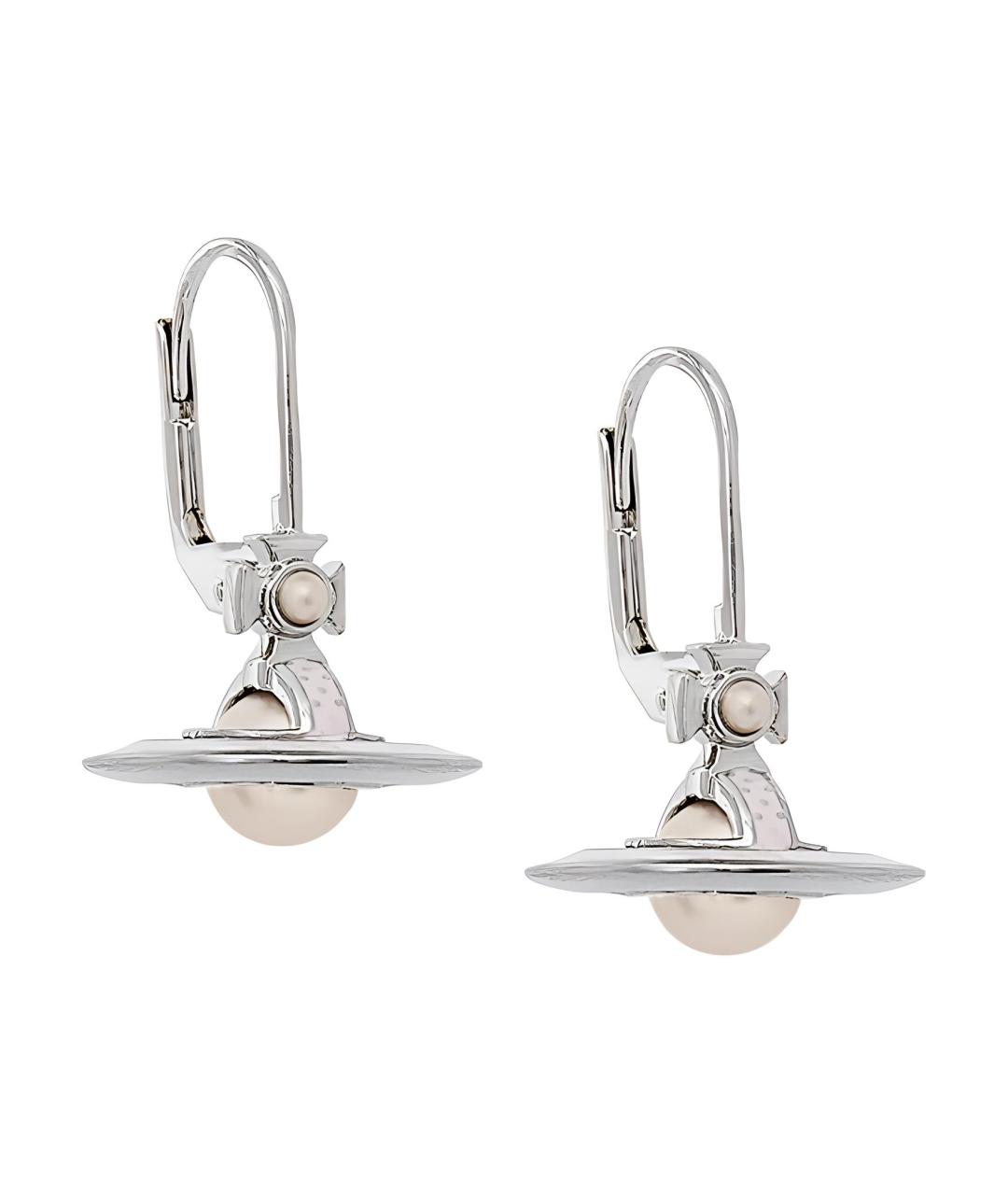 VIVIENNE WESTWOOD Серебряные металлические серьги, фото 2