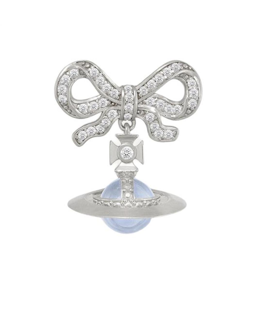 VIVIENNE WESTWOOD Серебряные металлические серьги, фото 3